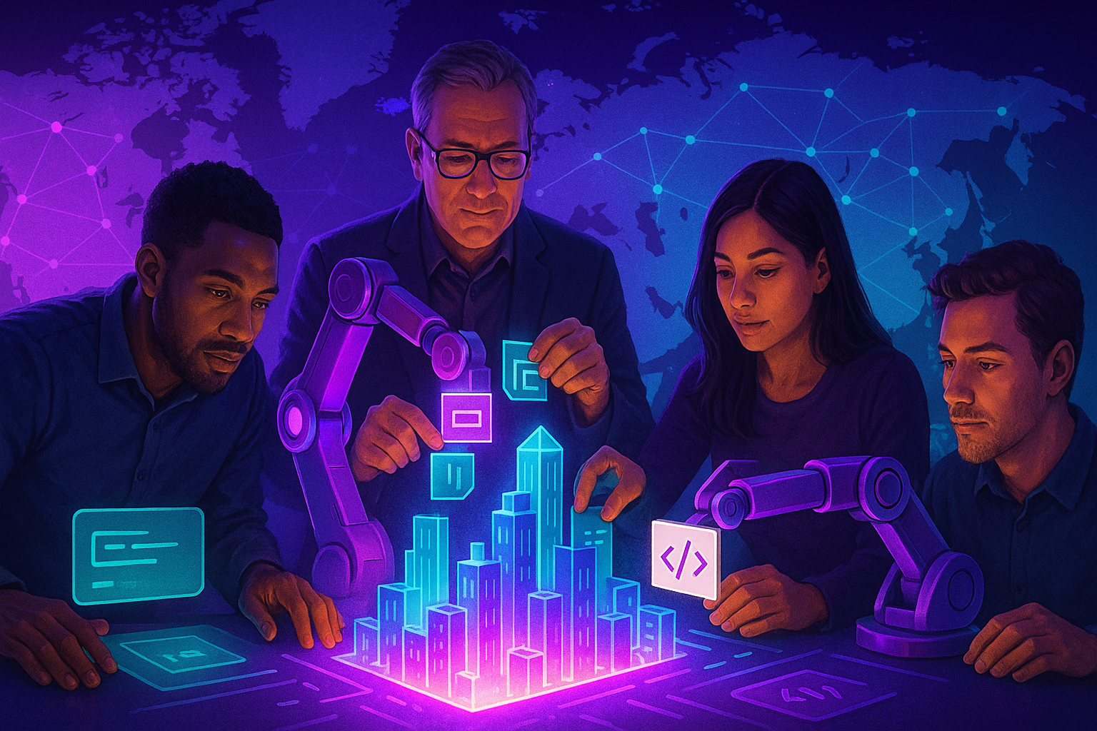 no-code AI Agency Concept
